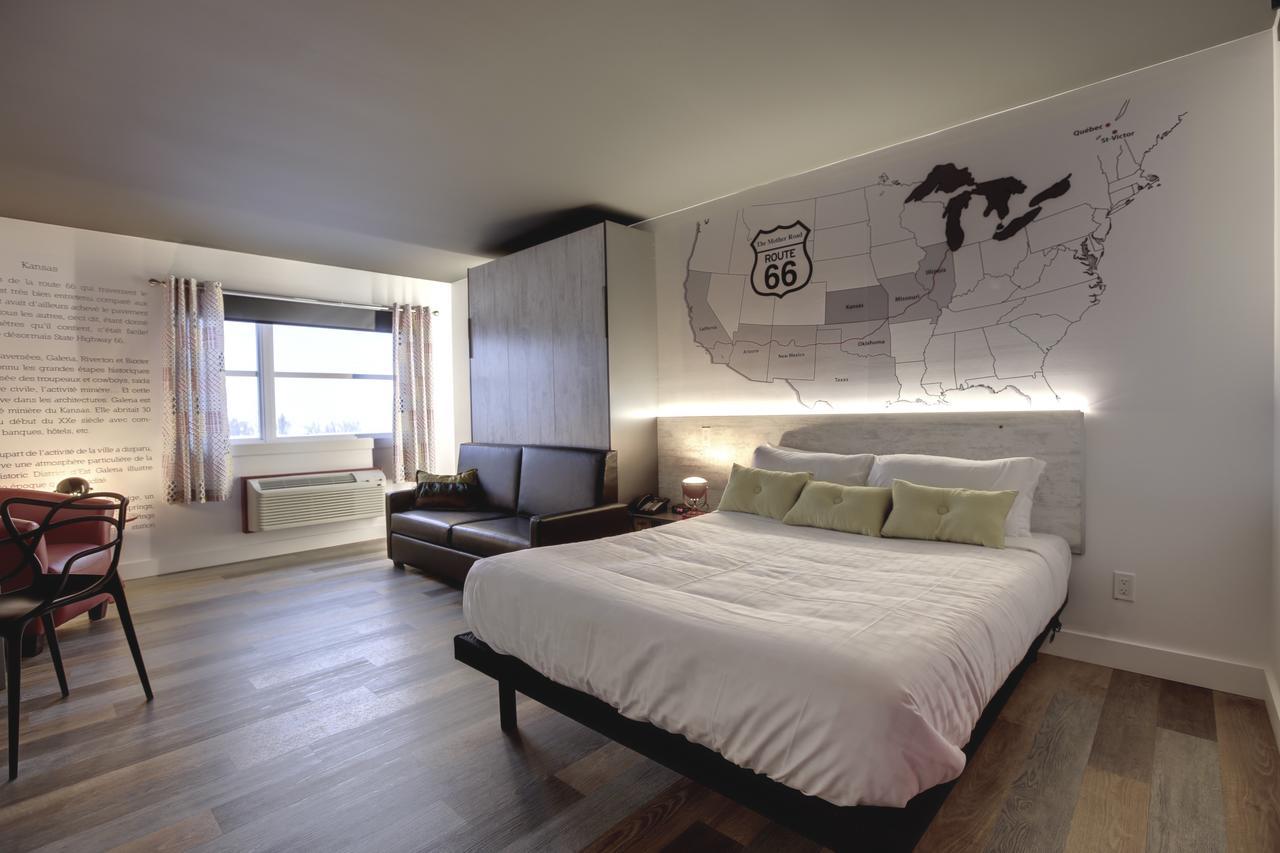 Hotel Historique Et Manoir Route 66 Saint-Victor Dış mekan fotoğraf